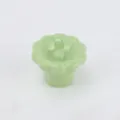 Groene keramische bloem ladeknop, schattige meubelhandgreep voor kinderkamerkast. - TCL310-1 diameter 35 mm