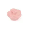 Roze keramische bloem ladeknop schattige kastgreep meubelbeslag voor kinderkamerinrichting - TCL382 diameter 38 mm