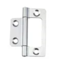 Heavy duty cabinet door hinge metal furniture hardware replacement part variant silver finish - Nickel