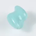 Light blue cloud ceramic drawer knob with smooth glossy finish for kids cabinets - Light Green Lightning (TCL902-2) / Single Hole