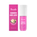 90ml Roxelis Summer and Love λουλουδάτο άρωμα mist με ροζ μπουκάλι και κουτί συσκευασίας - Άνθος Νεραντζιάς & Αμύγδαλο / 90ml