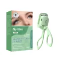 Electric heated eyelash curler USB rechargeable long lasting natural curl styling tool - 1 Piece / Green