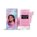 Jaysuing pink glitter stick highlighter for face, hair and body, star series 15g cosmetic. - Pink