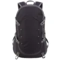 Front view of 40L lightweight black outdoor camping backpack for hiking - Large Capacity / Black