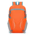 Lightweight sports backpack, orange and blue outdoor travel daypack for men and women. - Orange