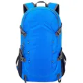 Professional blue 40L lightweight outdoor hiking backpack for camping and travel - Large Capacity / Sky Blue