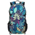 40L lightweight outdoor camping mountaineering backpack with tropical leaf pattern - Large Capacity / Print 1