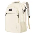 Mochila de negocios premium beige para hombre de gran capacidad con puerto de carga USB - Beige