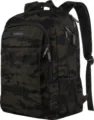 Mochila de negocios camuflaje de gran capacidad para portátiles hombre verde oscuro - Camuflaje Negro