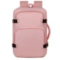 Pink business travel backpack large capacity waterproof computer school bag for men. - Pink