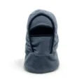 Thick warm grey fleece balaclava face mask for winter outdoor sports and cycling - WHHT608-深灰