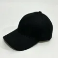 Casquette de baseball noire fermée pour homme et femme, chapeau de soleil sport casual. - Noir