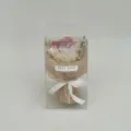 Artificial soap flower bouquet in transparent gift box for teachers day and party decoration - Default OPP Packaging / Retro Copper
