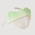 Mascarilla facial protectora UV degradada para mujer, variante mascarilla seda hielo. - Verde Menta Degradado