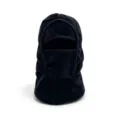 Black thermal velvet balaclava ski mask for winter outdoor cycling and neck protection - WHHT608-黑色