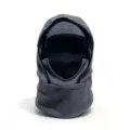 Professional grey winter warm fleece balaclava hood mask for men cycling and skiing - Dark Gray / One Size