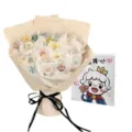 Handmade ceramic flower bouquet, colorful dopamine floral gift for teachers and friends. - 21 Flowers Pack / Pink