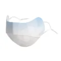 Maschera solare in seta ghiaccio tie-dye estiva con sfumatura blu e bianca anti-UV - Blu Sfumato (WHSP147-C)