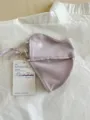 Lavender breathable 3D sun protection ice silk face mask with elegant snowflake logo - Short Purple