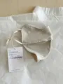 Beige 3D ice silk UV protection face mask with snowflake detail for women - Short Beige Style
