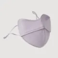 Eisseide Schleife Sonnenschutz Gesichtsmaske atmungsaktiv UV Schutz Faceini Maske. - Hellviolett Schleife