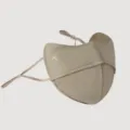 Eis-Seide Sonnenschutz Gesichtsmaske mit Schleife, atmungsaktive UV-Schutz Gesichtsmaske Sommer. - Khaki Schleife