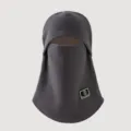 Pasamontañas de polar cálido de invierno máscara facial antiviento ciclismo capucha térmica gruesa - Talla única / Gris Grafito