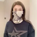 Winter warm riding neck gaiter with classic paisley pattern windproof face mask scarf. - One Size / WHHT268 Khaki - Paisley