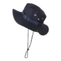 Chapeau de soleil randonnée femme, protection UV respirant camping chapeau de pêche. - Bleu Marine