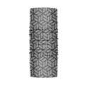 Sciarpa tubolare in seta di ghiaccio per ciclismo all'aperto, motivo geometrico grigio. - Stile Patchwork Geometrico Grigio (WHHT562-7)