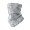 Scaldacollo in seta ghiaccio camouflage grigio, maschera da ciclismo senza cuciture traspirante. - Taglia unica / WHHT561-07 Camouflage Nido d'Ape Grigio