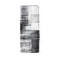Copricapo magico senza cuciture in seta ghiaccio motivo astratto bianco nero protezione sole - Stile Schizzo d'Inchiostro Nero Bianco Grigio (WHHT562-11)