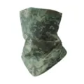 Ghetta da collo mimetica in seta ghiaccio maschera solare traspirante per ciclismo e sport - Taglia unica / WHHT561-08 Camouflage Verde Outdoor
