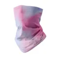Maschera viso ciclismo in seta di ghiaccio, scaldacollo sfumato anti-UV, bandana sportiva outdoor. - Taglia unica / WHHT561-09 Sfumato Rosa Viola