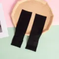 Atmungsaktive schwarze Eisseiden-Sonnenschutzärmel für Kinder im Sommer-Außeneinsatz - Einheitsgröße / Schwarz (WHSP047-B)