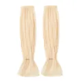 Manches de protection solaire en soie perlée femme été fin soie de glace beige variante - WHSP304-C Jaune