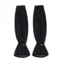 Manches de protection solaire plissées noires avec charme strass, couvre-bras en soie d'glace. - WHSP304-G Noir