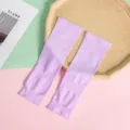 Summer ice silk sleeves uv protection breathable solid color arm sleeves for outdoor sports. - With Thumb Hole / Kids Purple