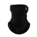 Calentador de cuello de punto negro grueso para invierno con parche de logo SURE - Calentador de cuello / Negro