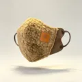 Mascarilla facial de vellón cálida de invierno para ciclismo cortavientos térmica marrón - Talla única / Marrón