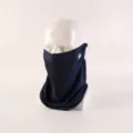 Summer sun protection ice silk face mask cycling breathable UV-proof neck guard outdoor gear. - One Size / Navy Blue