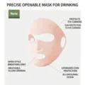 Masque de protection UV intégral respirant avec protection des yeux et du menton - Visage Complet / Rose