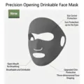 Masque de protection solaire intégrale gris professionnel avec mesh respirant pour le sport - Visage Complet / Gris foncé