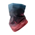 Maschera facciale moto in seta di ghiaccio senza cuciture bandana protezione solare. - Taglia unica / WHHT561-18 Sfumato Cielo Stellato