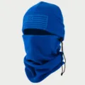 Men's Winter Windproof Fleece Balaclava Outdoor Cycling Skiing Neck Warmer Blue Hat - Set / Blue