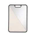 Double-sided titanium and wheat fiber cutting board featuring an anti-slip black border handle - Special Clearance Item / 38.5x26.5x1.4cm