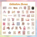 Set of 50 literary Bookish themed stickers for scrapbooking and laptop DIY decor - 50 Sheets