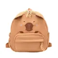 Süßer brauner Cartoon-Bär-Rucksack für Schüler und Kinder mit niedlicher Stickerei - Khaki