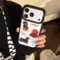 Coque iPhone élégante avec un motif de teckel mignon et texte anglais - Noir Collection Chien Cool (Non-magnétique) / 17promax