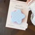 Support de téléphone mignon en forme d'étoile à carreaux bleus - Support Unique / Support Magnétique Vichy Bleu